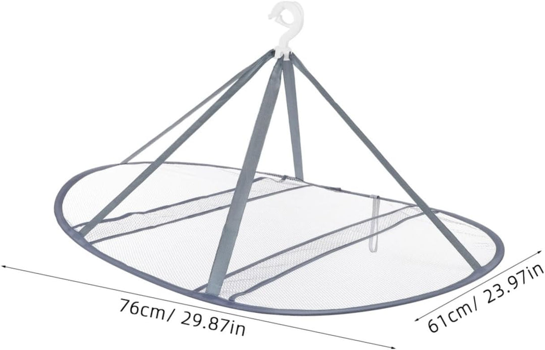Netz Wäscheständer Flach Hängend Zum Trocknen Pullover-wäsche Zusammenklappbar Socken-wäschenetz Kle