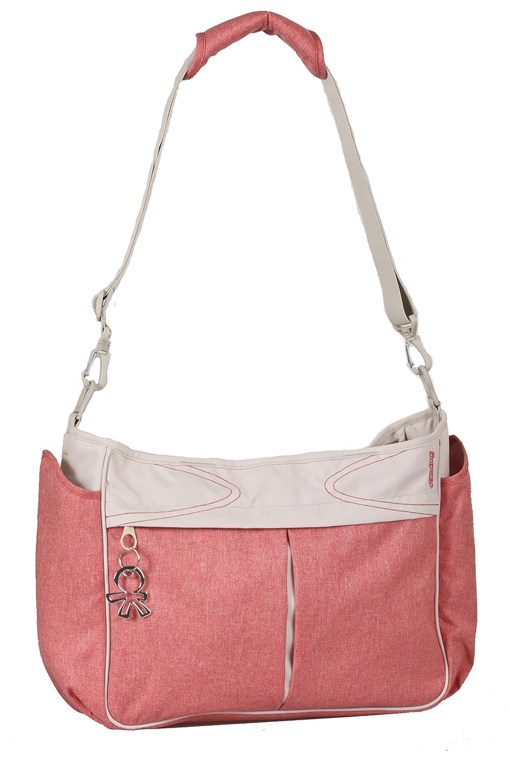okiedog METRO 35002 leichte Wickeltasche mit Henkeln und Schultergurt inkl. Zubehör URBAN, coralle,