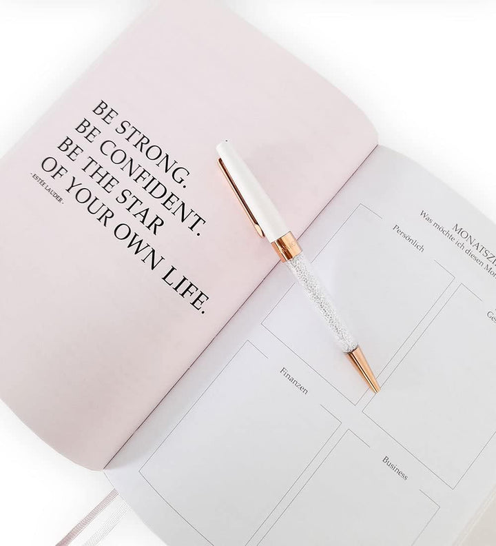 Boss Babe Planner | Undatierter Erfolgs- und Produktivitätsplaner (blush), blush