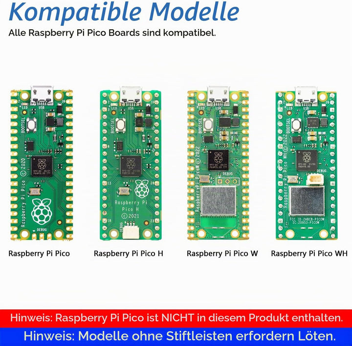 Freenove Bipedal Robot Kit for Raspberry Pi Pico (Not Included) (Compatible with Arduino IDE), LED M