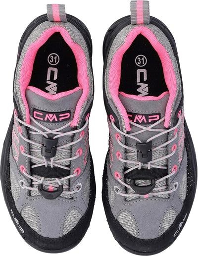 CMP Unisex Kinder Kids Sun Hiking Shoes Trekking-Schuhe 35 EU Zementgrau Fluo Pink Cemento Pink Fluo