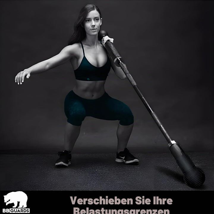 Barbell bomb. Revolutionärer T Bar Row Landmine Halter für Langhanteln. Landmine stand Leicht, Rutsc