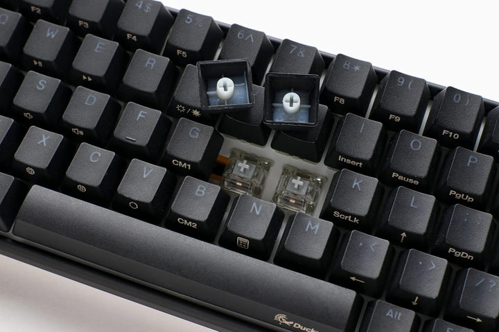 Ducky One 3 Classic Black/White Mini Gaming Tastatur, RGB LED - MX-Silent-Red (US)