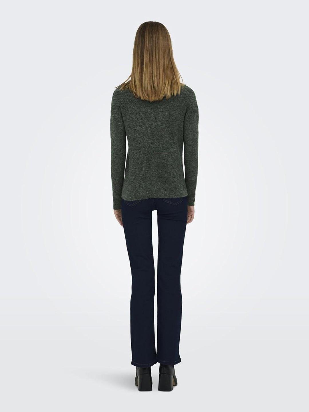 ONLY Female Strickpullover ONLCAMILLA Strickpullover, L Pine Grove/Detail:melange
