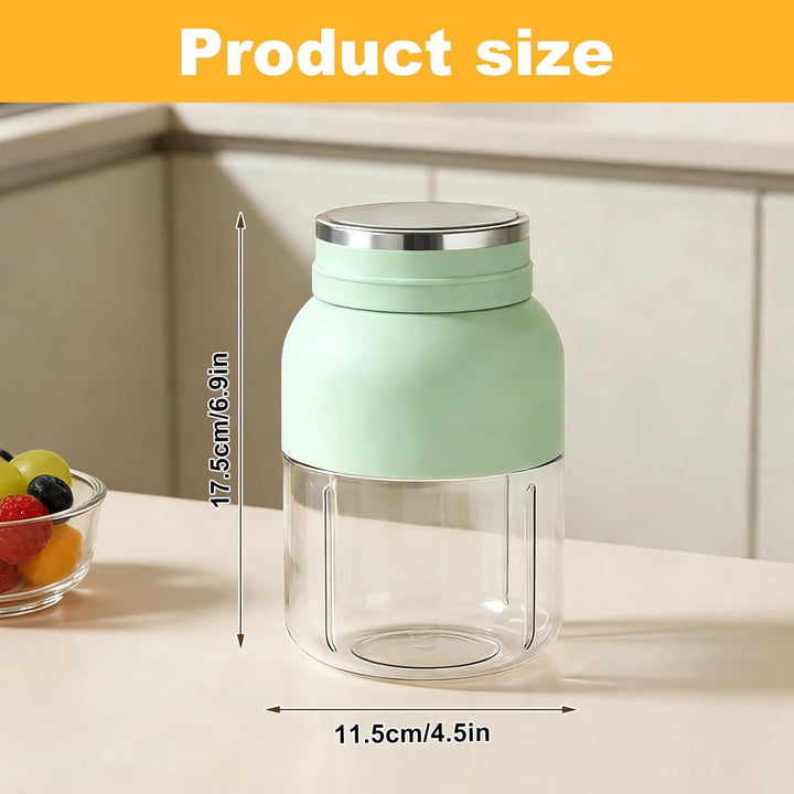 FARYODI Mixer To Go, Tragbarer Entsafter, Tragbarer Mixer, Smoothie Maker To Go, 1200ml Mixbecher fü