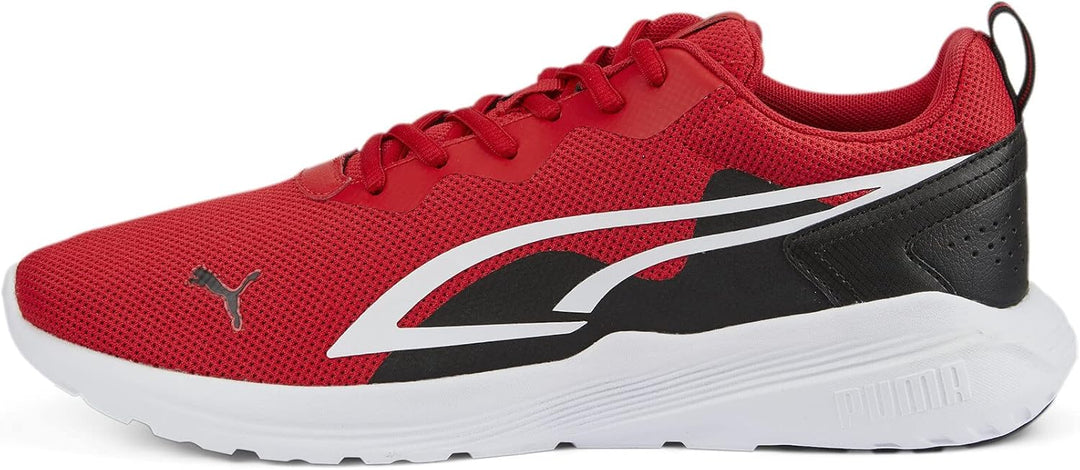 PUMA All-Day Active┃Sportschuhe Unisex 43 EU High Risk Red Puma White Puma Black, 43 EU High Risk Re