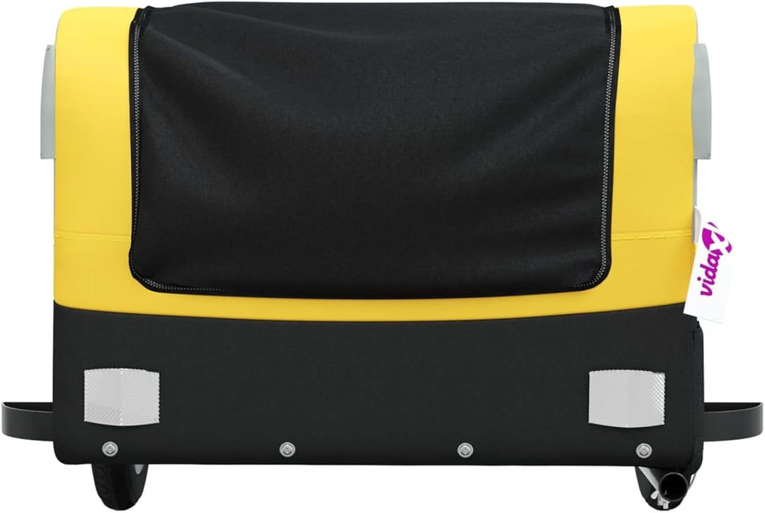 Fahrradanhänger 30kg Eisen Rot/Schwarz,Robust &amp; Vielseitig | Robustes Eisengestell, hohe Tragkraft,