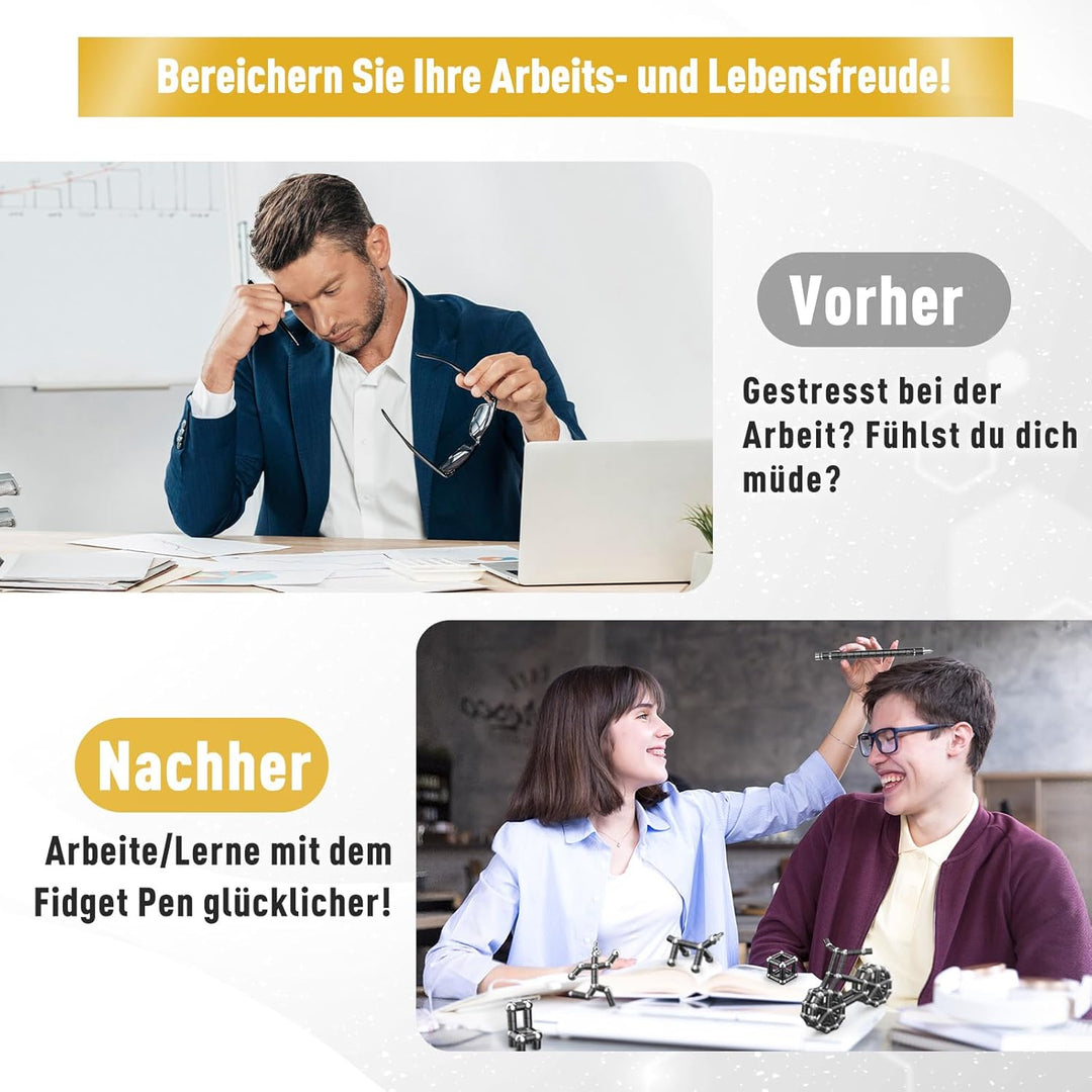 Hinshark Geschenke für Männer, Magnetic Fidget Pen, Papa Geschenk Weihnachten, Männergeschenke, Gesc