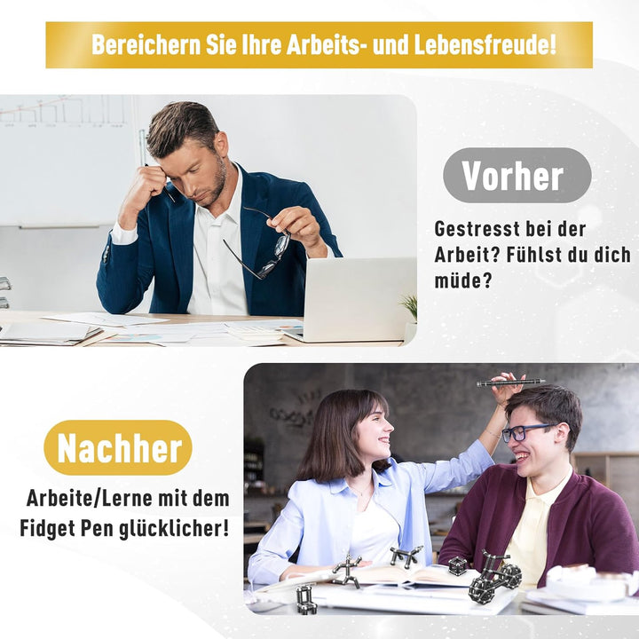 Hinshark Geschenke für Männer, Magnetic Fidget Pen, Papa Geschenk Weihnachten, Männergeschenke, Gesc