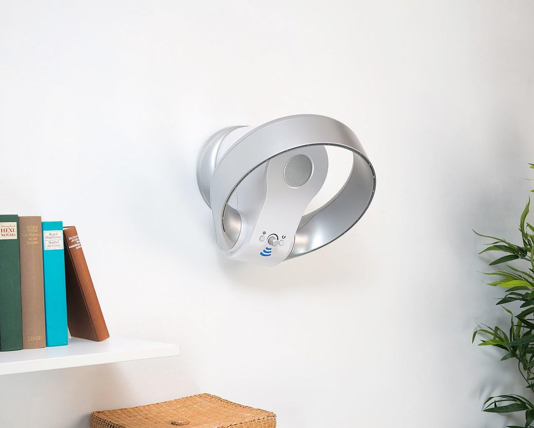 Sichler Haushaltsgeräte Lüfter: Rotorloser 360°-Wand- und Tisch-Ventilator mit Oszillation, 26 Watt