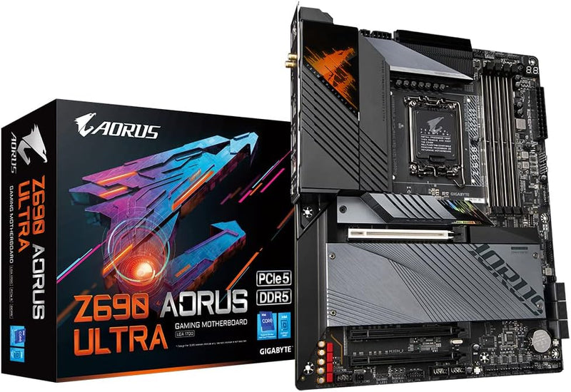 Gigabyte Z690 AORUS ULTRA ATX Motherboard - Supports 12th Gen Intel Core Processors (LGA 1700), 16+1