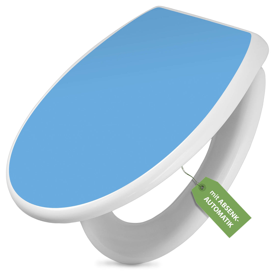 banjado Toilettendeckel mit Absenkautomatik 44,5x37cm - Soft Close Toilettensitz - WC Sitz mit Absen