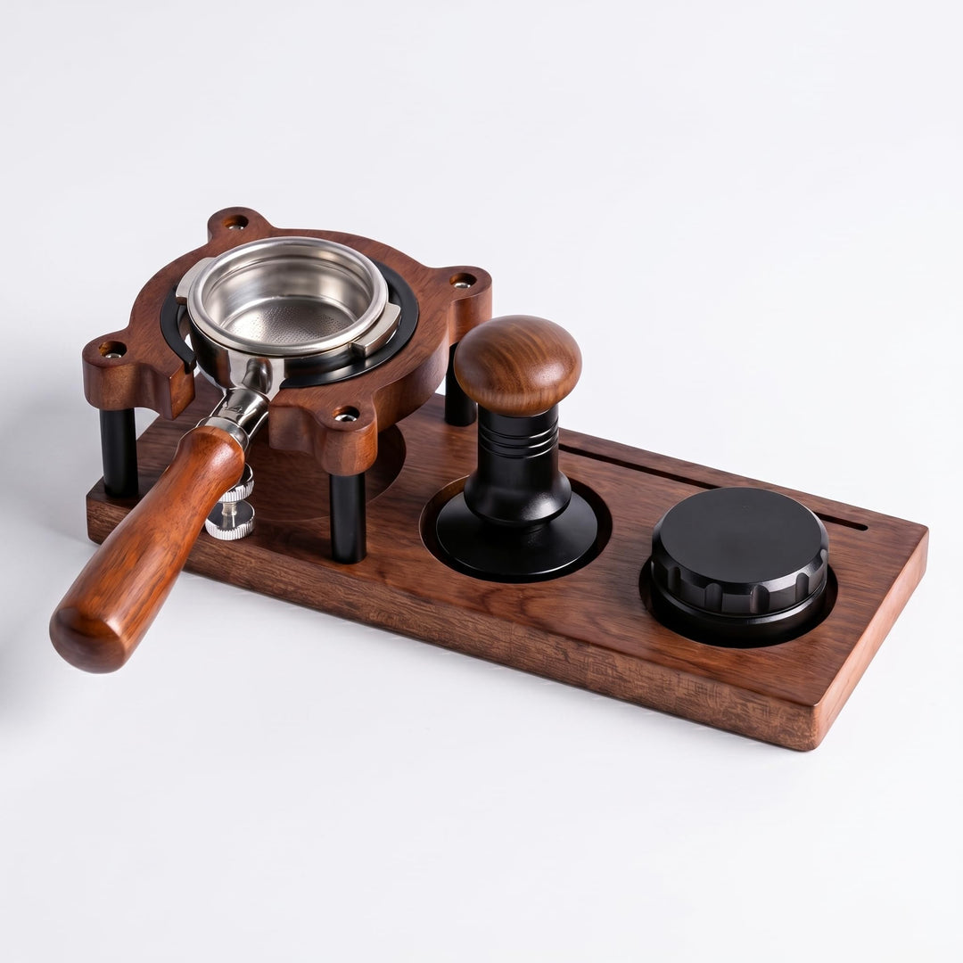Espresso Tamperstation, Espresso Zubehör Organizer Multifunktionale Tamperstation für Barista Kaffee