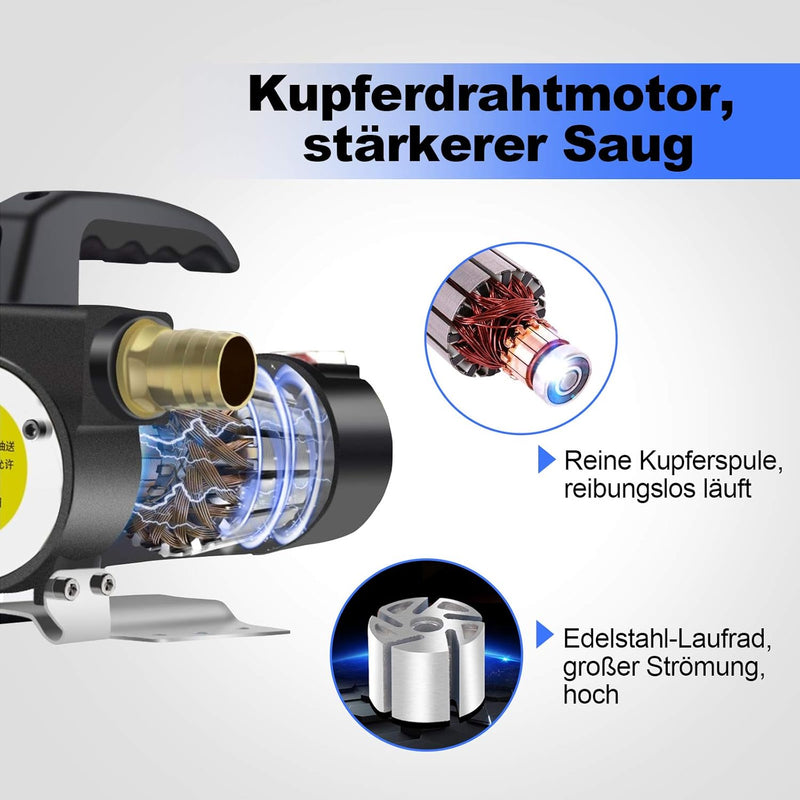 12v Ölabsaugpumpe Dieselpumpe, Kraftstoffpumpen Benzinpumpe 12 V Elektrische Ölpumpe Öltransferpumpe