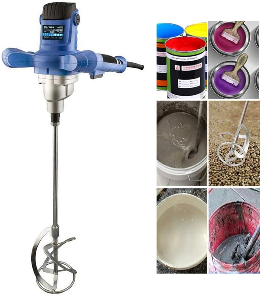 Rührwerk Handrührwerk, Farb-Mörtelrührer Betonrührer für Farbe, Putz &amp; Estrich (2600W, Rührquirl Ø 1