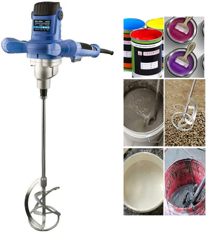 Rührwerk Handrührwerk, Farb-Mörtelrührer Betonrührer für Farbe, Putz &amp; Estrich (2600W, Rührquirl Ø 1