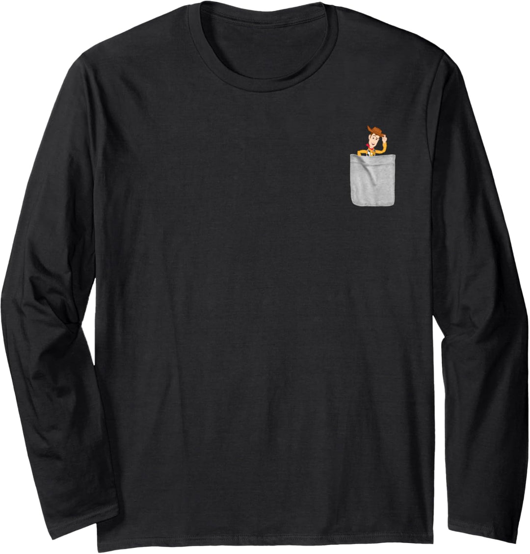 Disney Pixar Toy Story Woody Faux Pocket Langarmshirt