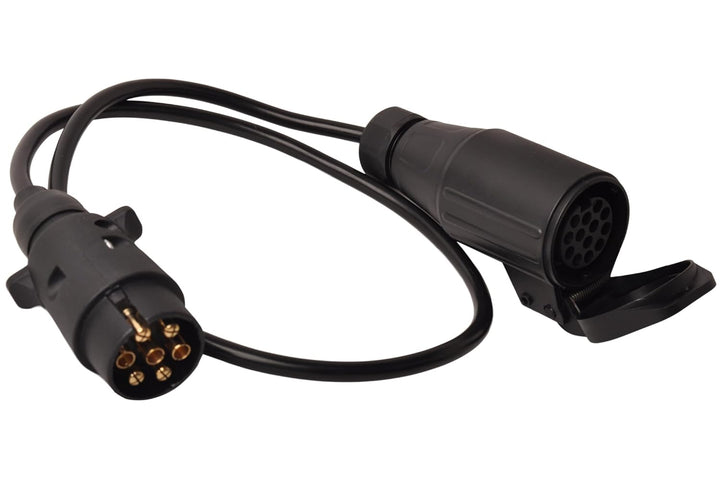 ProPlus 343526 Verlängerungskabel Adapterkabel Länge 0,8 Meter PKW Stecker 7polig auf Anhänger Steck