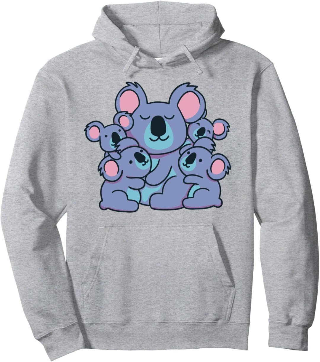 Niedliche Koala Familie Pullover Hoodie