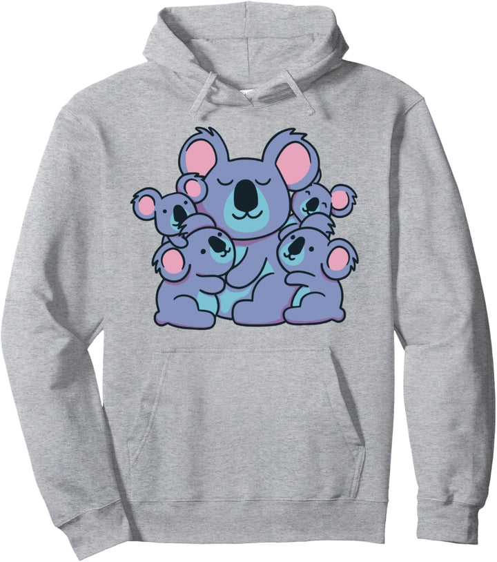Niedliche Koala Familie Pullover Hoodie