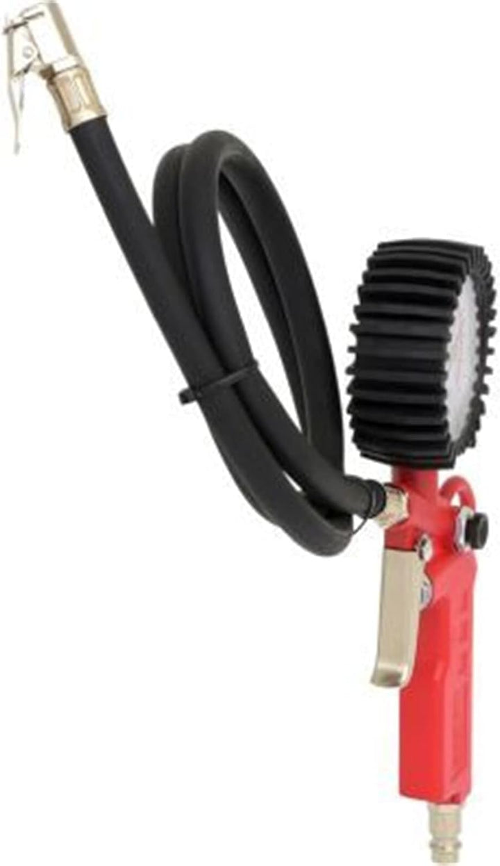 KS Tools Reifendruckprüfer 515.1920 0-12 Bar I Druckluft-Reifendruckfüller für Einhandbedienung I Mi