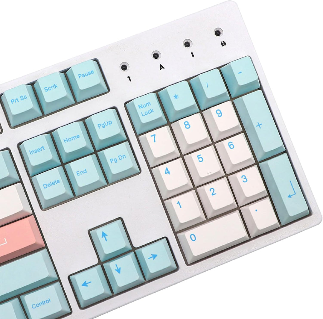 MOLGRIA Noel GMK Keycaps, PBT Cherry Profile Dye Sublimation Keycaps with UK, DE, IT, FR, ES Supplem