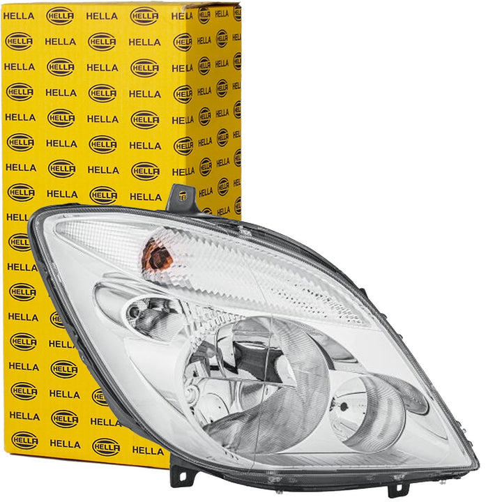 HELLA 1EB 247 012-021 FF/Halogen-Hauptscheinwerfer - rechts - für u.a. Mercedes-Benz Sprinter 3,5-T