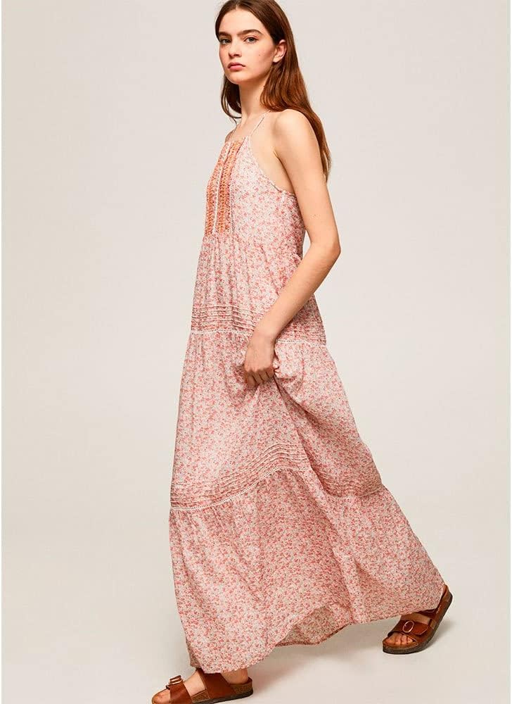 Pepe Jeans Damen Parhi Dress S Multicolour (Multi), S Multicolour (Multi)