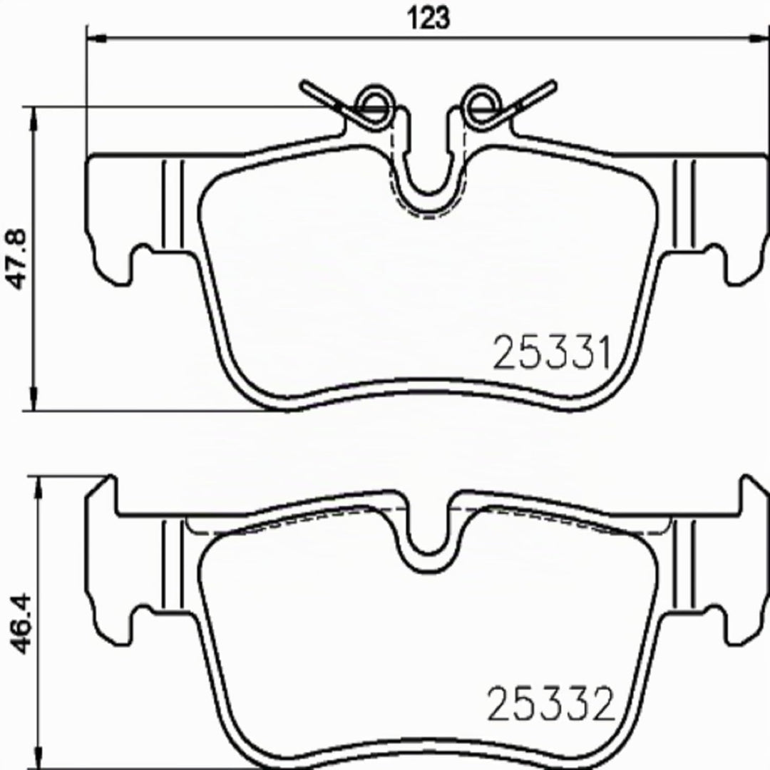 BREMBO P 06 094 Bremsbeläge