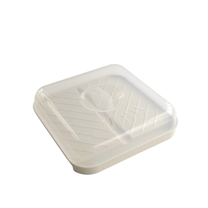 Nordic Ware 60173 Schräg Speck und Fleischtablett, Kunststoff, Weiss, Abgeschrägtes Speck-Table
