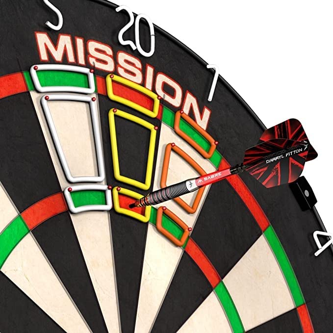 Mission Darryl Fitton's Accuracy Trainer Dartboard