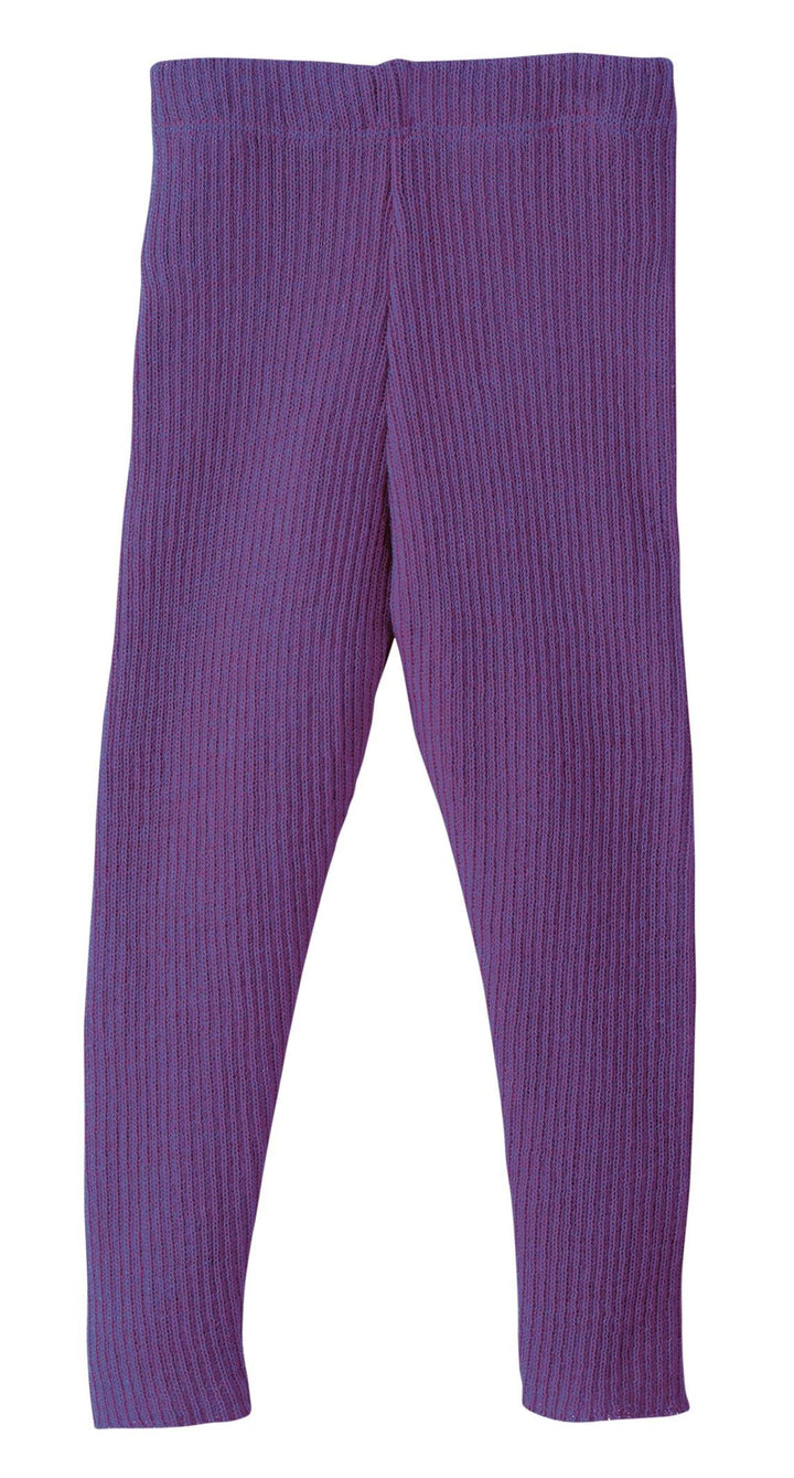 Disana 33205XX – Strickleggings aus Wolle 50 Pflaume, 50 Pflaume