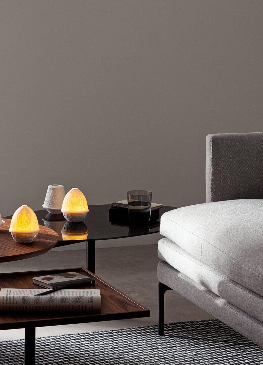 LLADRÓ Lithophanie Mit Teller Renaissance. Litophane. Porzellan.