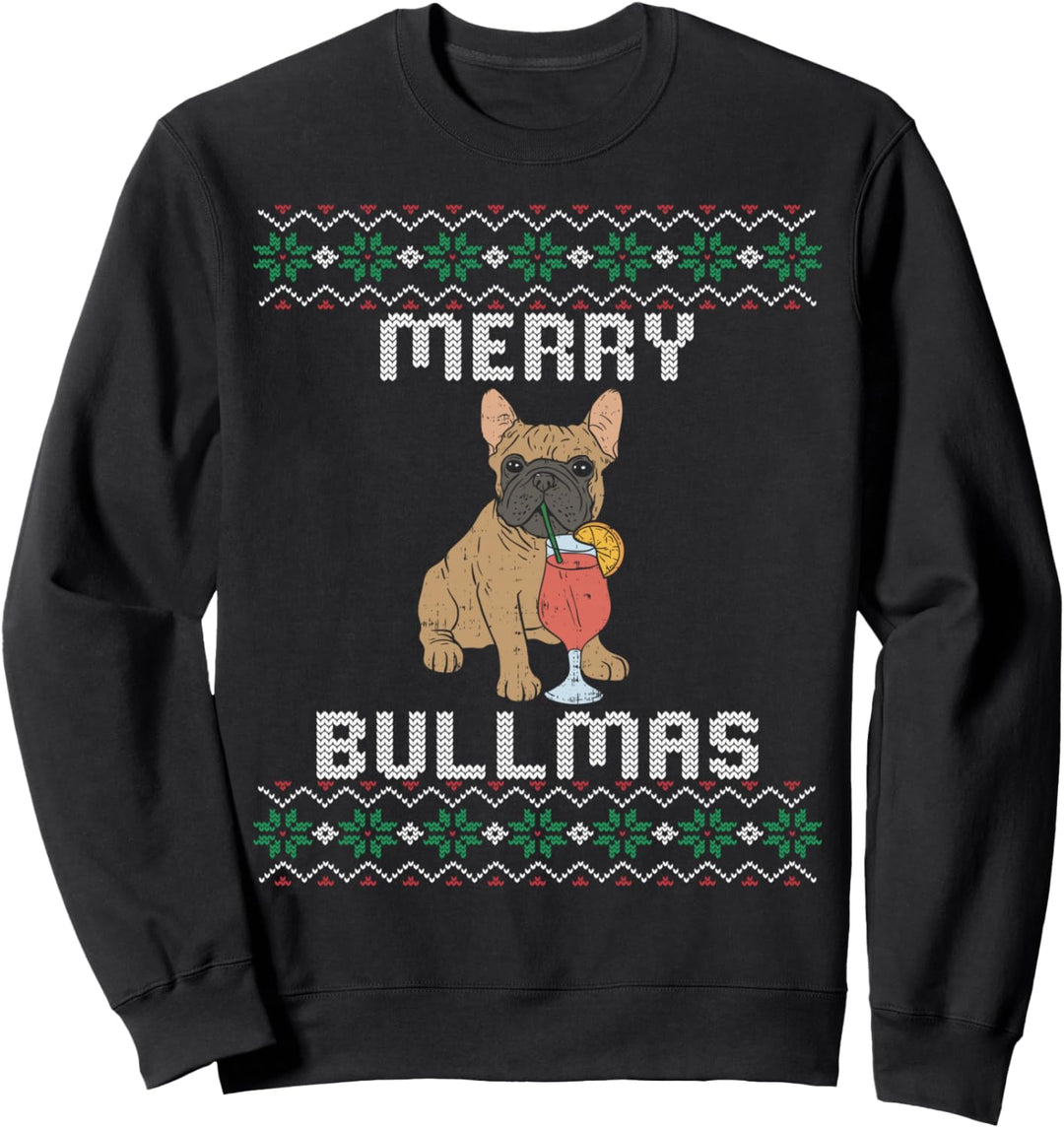 Ugly Sweater Französische Bulldogge Frenchie Bully Hund Sweatshirt