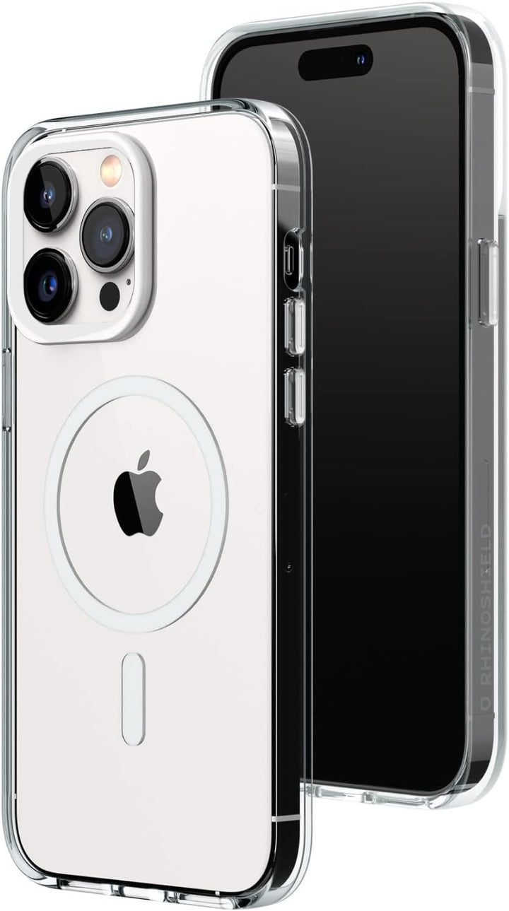RhinoShield Clear Case kompatibel mit MagSafe für [iPhone 14 Pro Max]|Überragende Magnetstärke, Verg