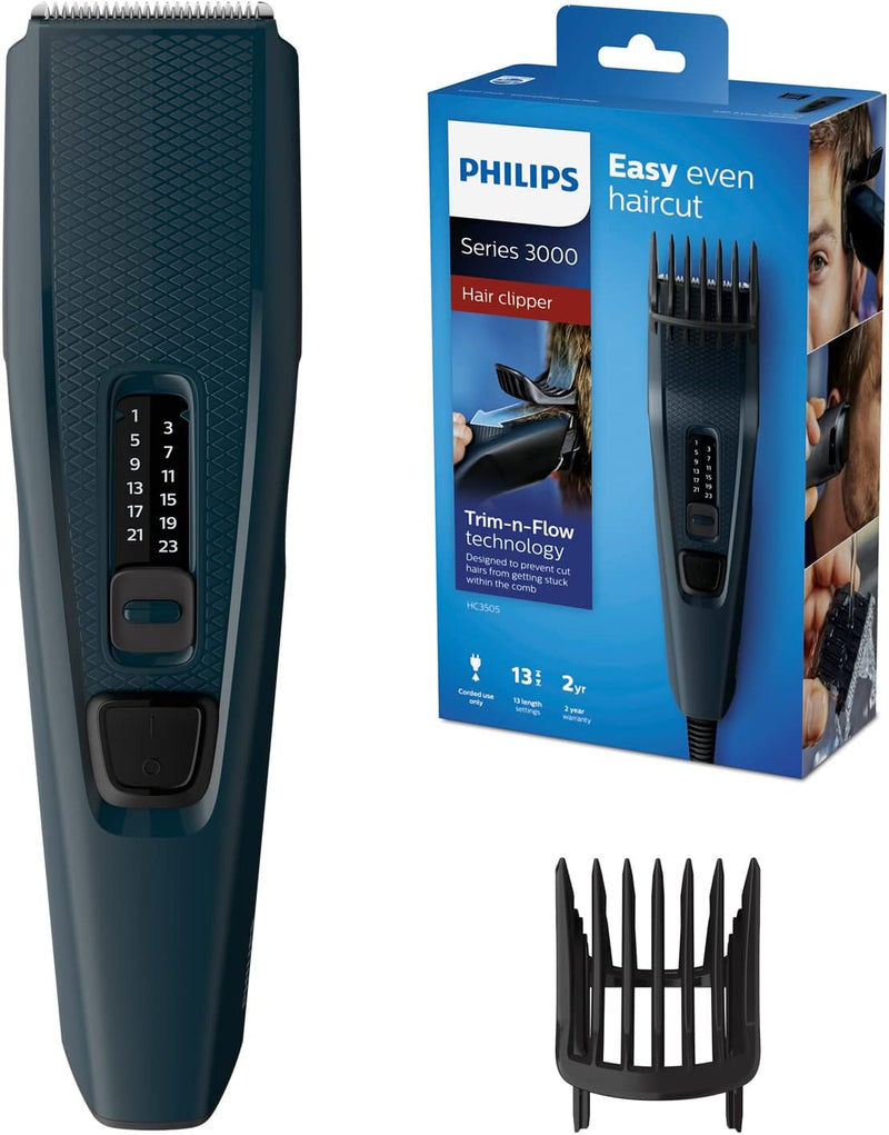 Philips Cortapelos PHIL HC3505/15, Stainless Steel, Schwarz/Grün