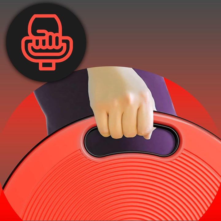 Retoo Balance Board Wackelbrett mit Griffen Gleichgewichtstrainer Ø 40 cm max. 150 KG Fitness Balanc