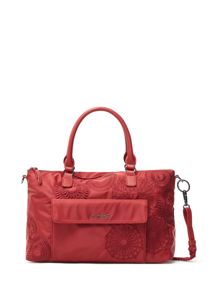 Desigual Damen Bols_mandarala Padua Pc Hand Bag, Einheitsgrösse Rot, Rot