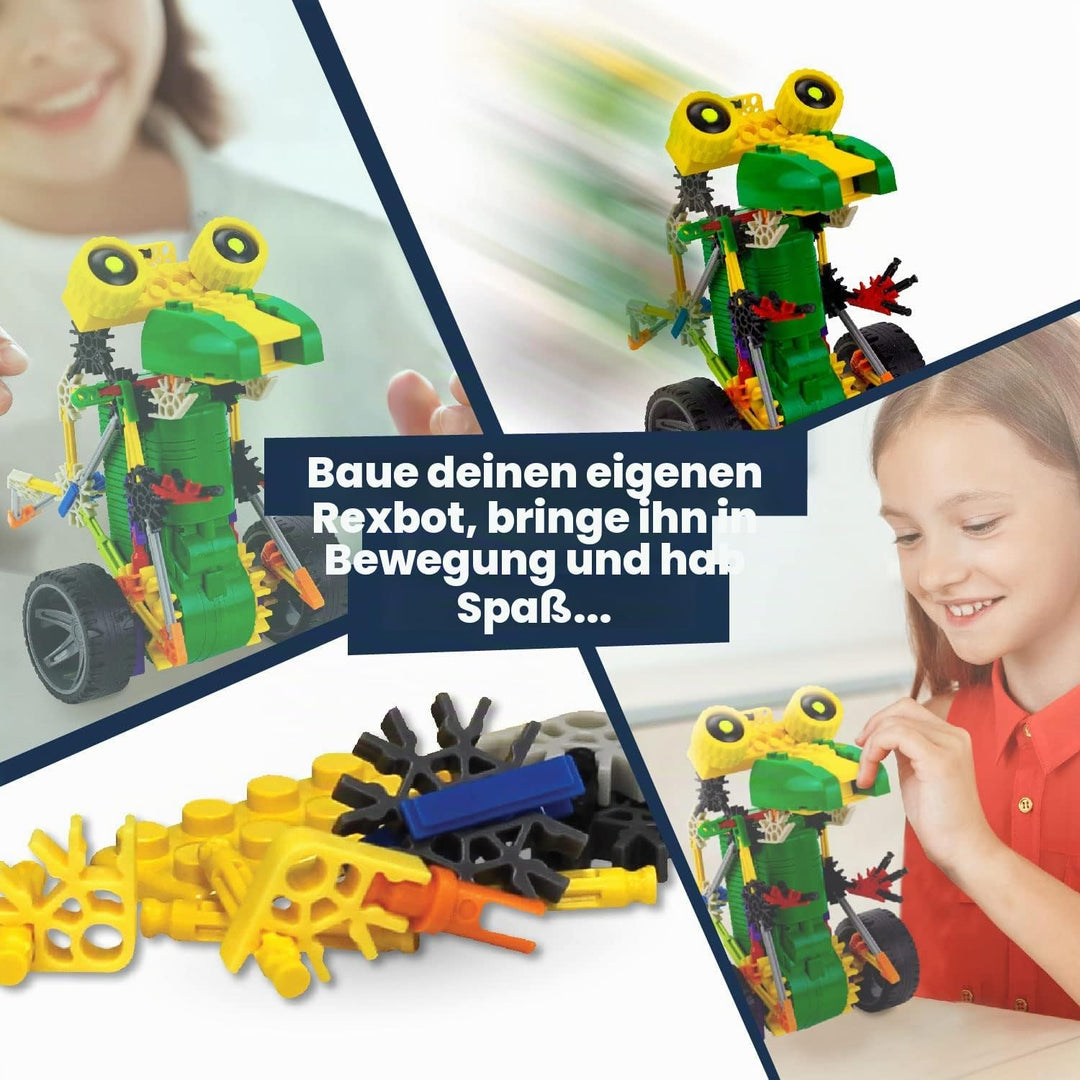 Science4you - Robotik Rexbot, EIN Roboter Bausatz mit 106 Stücke - Roboter Selber Bauen mit Dieser E