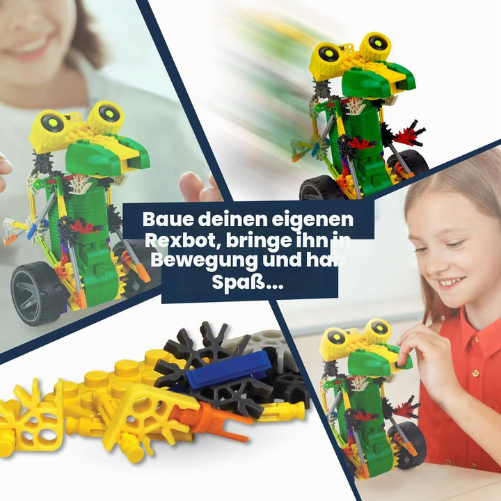 Science4you - Robotik Rexbot, EIN Roboter Bausatz mit 106 Stücke - Roboter Selber Bauen mit Dieser E