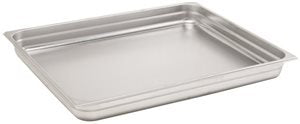 Pentole Agnelli Wanne Gastronorm 2/1, Edelstahl 65x53x2 cm, 65x53x2 cm