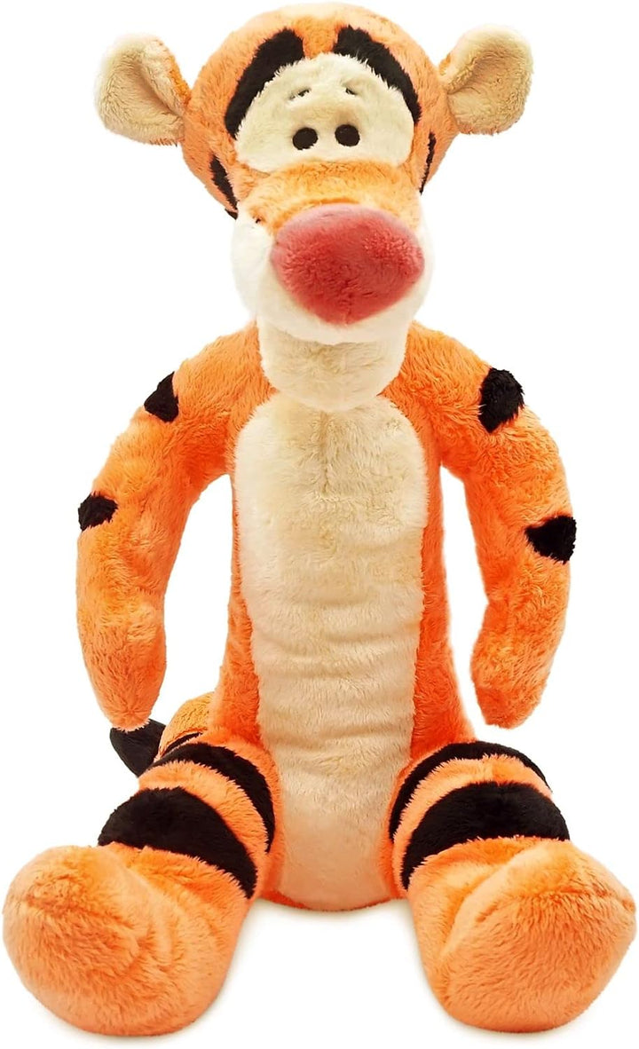 Disney Store Offizielles mittelgrosses Tigger-Stofftier, 44 cm, aus weichem Plüschmaterial mit Stick