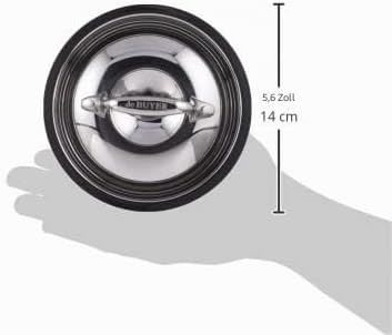 de Buyer - AFFINITY 5-lagiger Edelstahltopf mit Edelstahldeckel - 20 cm - 3742.20 Durchmesser 20 cm,