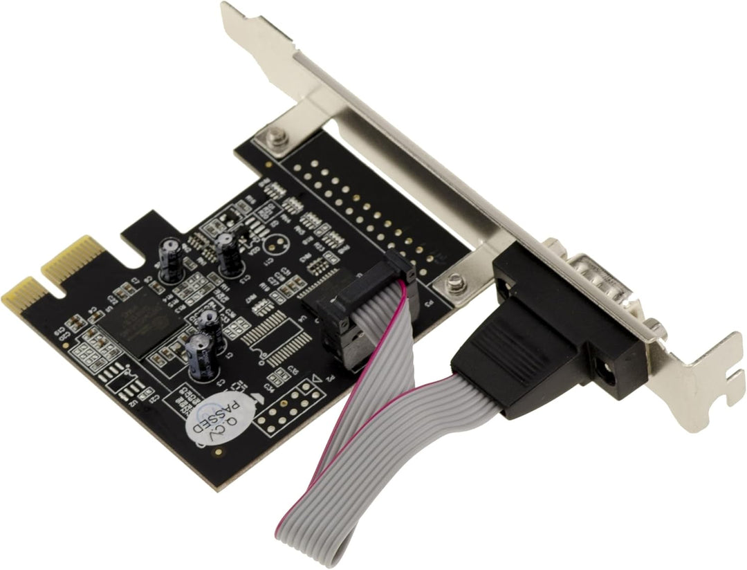 KALEA-INFORMATIQUE PCIe 1 Port COM serielle RS232 Karte mit DB9-Stecker Oxford OXPCIe952 Chipsatz