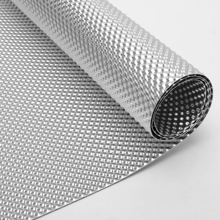 RANJIMA 100cm x 40cm Hitzeschutzblech, Aluminium Hitzeschutz Hitzeblech, Halbkugelförmiges Geprägtes