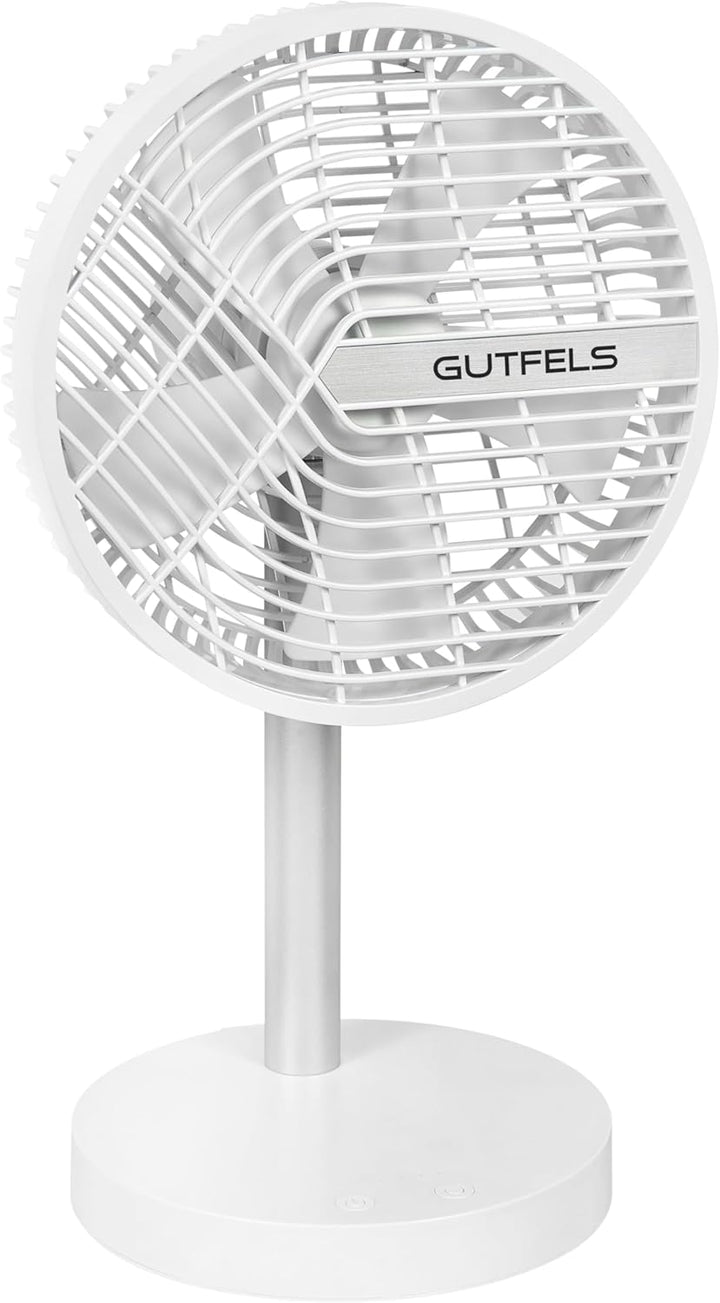 Gutfels Akku-Tisch-Ventilator VENTI 3020 R | Lithium Ionen Akku 4.000 mAh | Touchbedienung | 4 Gesch