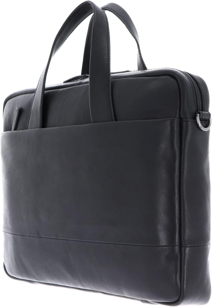 Leonhard Heyden Hamburg - Aktentasche 13" 38 cm Schwarz, Schwarz