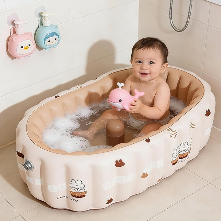 Aufblasbare Baby Badewanne, Aufblasbare Badewanne Für Kinder Mit Luftpumpe, Säuglings Kinder Badewan