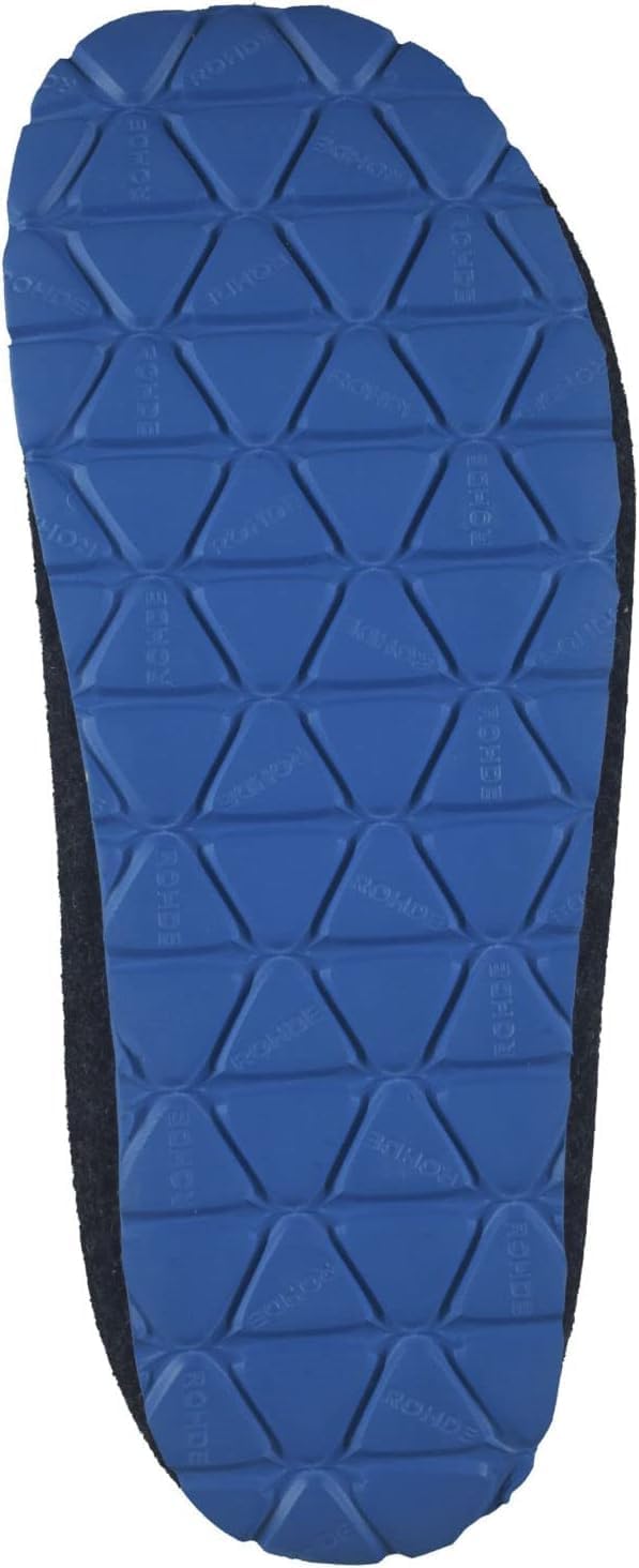 Rohde Herren, Männer, Pantoffeln, Hausschuhe,Wechselfussbett 40 EU Blau, 40 EU Blau