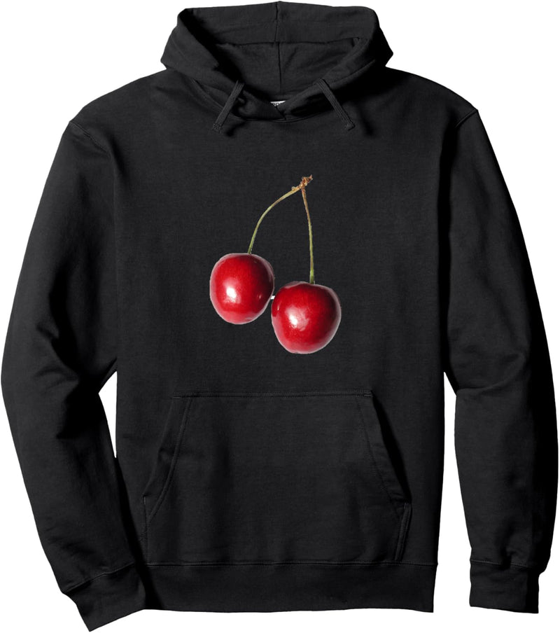 Schwarze Kirschen Pullover Hoodie